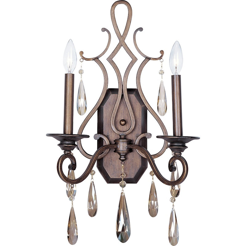 Maxim Lighting Chic 2-Light Wall Sconce Heritage