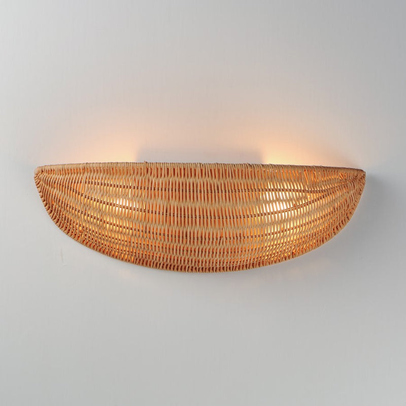Maxim Lighting Bower 2 Light 5.5" Wall Sconce, Natural Aged Brass