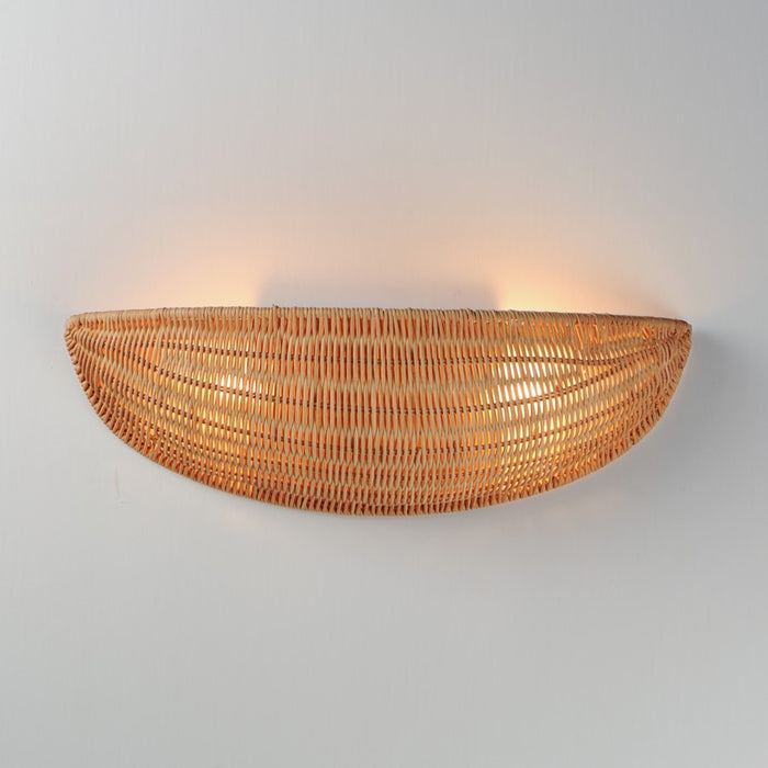 Maxim Lighting Bower 2 Light 5.5" Wall Sconce, Natural Aged Brass