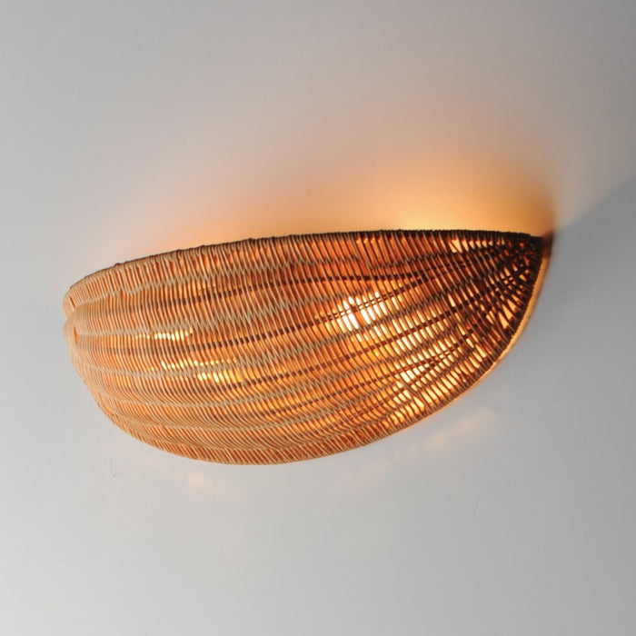 Maxim Lighting Bower 2 Light 5.5" Wall Sconce, Natural Aged Brass