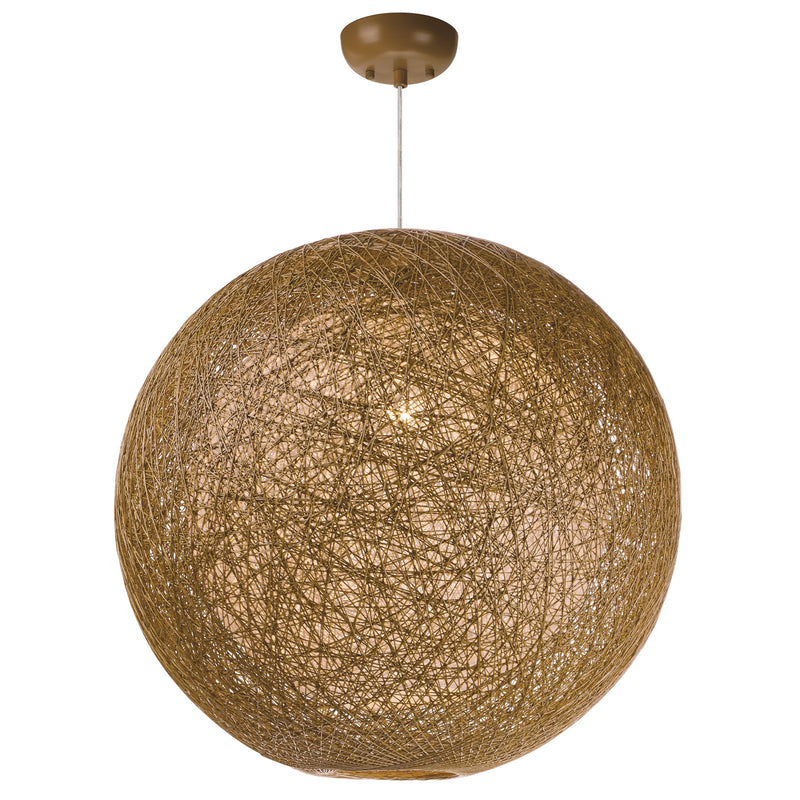 Maxim Bali 1-Light Chandelier, Twine