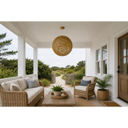 Maxim Bali 1-Light Chandelier, Twine