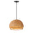 Maxim Lighting Tahiti 1 Light 14" Pendant, Black