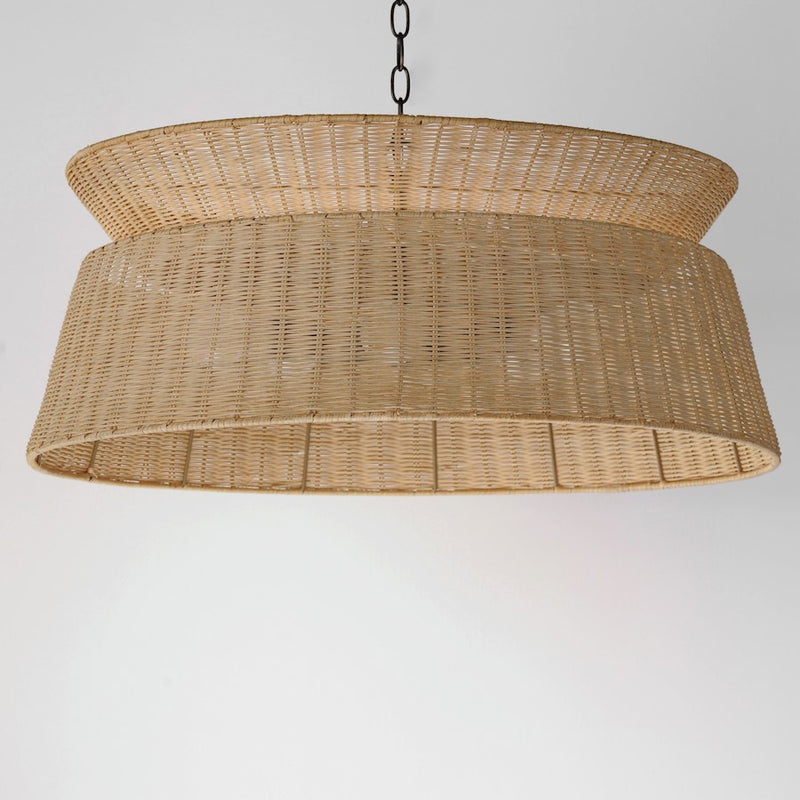 Maxim Lighting Tulum 6 Light Chandelier, Dark Bronze
