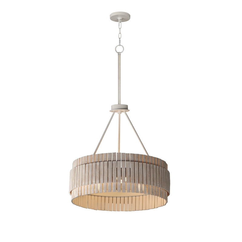 Maxim Lighting Satori 3 Light 39" Flush Mount, Ecru