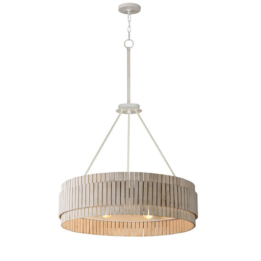 Maxim Lighting Satori 6 Light Chandelier, Ecru - 14456WWTEC