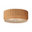 Maxim Lighting Satori 2 Light 6.5" Flush Mount, Natural Aged Brass - 14459NANAB