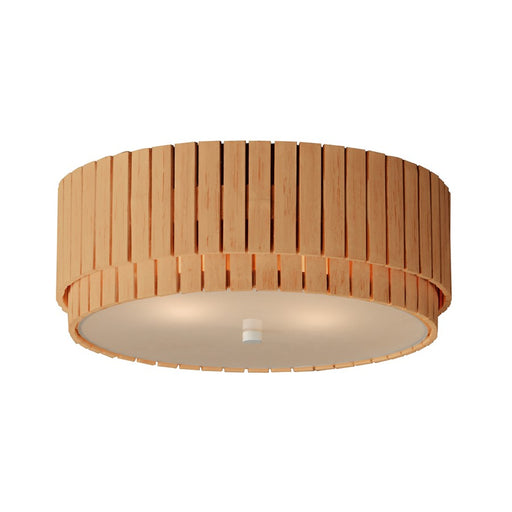 Maxim Lighting Satori 2 Light 6.5" Flush Mount, Natural Aged Brass - 14459NANAB