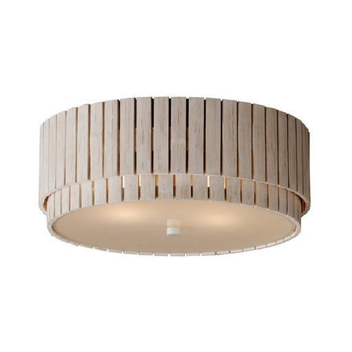 Maxim Lighting Satori 2 Light 6.5" Flush Mount, Ecru - 14459WWTEC