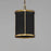 Maxim Lighting Rattan 1 Light Pendant, Natural Aged Brass