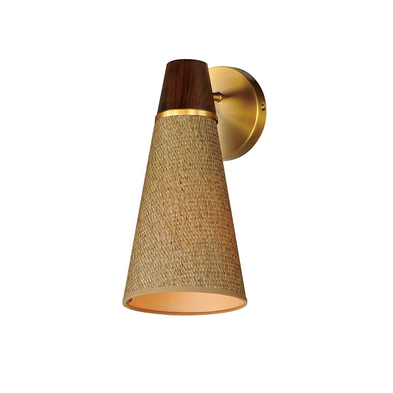 Maxim Lighting Sumatra 1 Light Wall Sconce, Natural Aged Brass