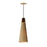 Maxim Lighting Sumatra 1Lt 7" Elogated Pendant, Brass