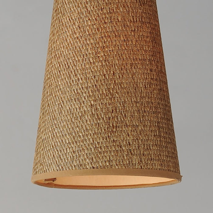 Maxim Lighting Sumatra 1Lt 7" Elogated Pendant, Brass