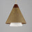 Maxim Lighting Sumatra 1 Light 20" Pendant, Natural Aged Brass