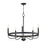 Maxim Lighting Frankie 5 Light Chandelier, Black - 14495BK