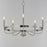 Maxim Lighting Frankie 5 Light Chandelier, Satin Nickel