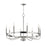 Maxim Lighting Frankie 8 Light Chandelier, Satin Nickel - 14498SN