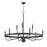 Maxim Lighting Frankie 9 Light Chandelier, Black - 14499BK