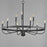 Maxim Lighting Frankie 9 Light Chandelier, Black