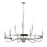 Maxim Lighting Frankie 9 Light Chandelier, Satin Nickel - 14499SN