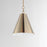 Maxim Lighting Veritas 1 Light 12" Pendant, Heritage