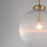 Maxim Lighting Kasbah 1 Light 16" Pendant, Satin Brass/Clear Ribbed