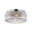 Maxim Lighting Kasbah 4 Light Flush Mount, Satin Nickel/Clear Ribbed - 15199CRSN
