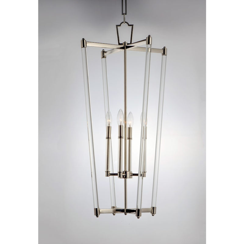 Maxim Lighting Lucent 4-Light 34' Pendant, Polished Nickel
