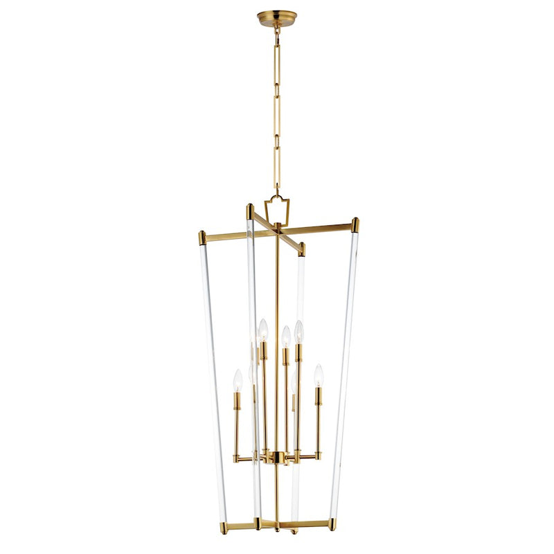Maxim Lighting Lucent 8 Light Pendant, Heritage/Clear