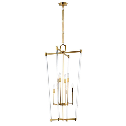 Maxim Lighting Lucent 8 Light Pendant, Heritage/Clear