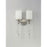 Maxim Lighting Lucent 2-Light Wall Sconce, Polished Nickel/Clear