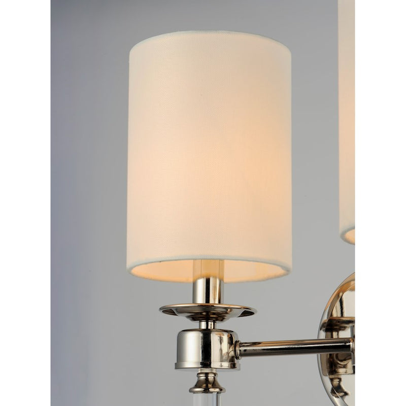 Maxim Lighting Lucent 2-Light Wall Sconce, Polished Nickel/Clear