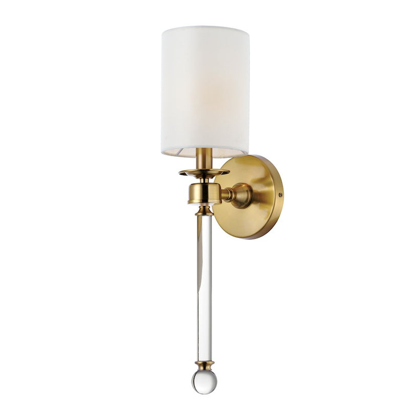 Maxim Lighting Lucent Wall Sconce, Heritage/Clear