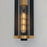 Maxim Lighting Opulent 2 Light 20" Outdoor Sconce, Black/Brass/Ribbed