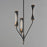 Maxim Lighting Regent 3 Light Pendant, Black/Antique Brass/Clear