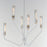 Maxim Lighting Regent 6Lt Pendant,Lt French Gray/Brass/Clear