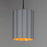 Maxim Lighting Primrose 1Lt 8.75" Single Pendant, Grey/Gold Leaf