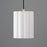Maxim Lighting Primrose 1Lt 8.75" Single Pendant, White/Gold Leaf