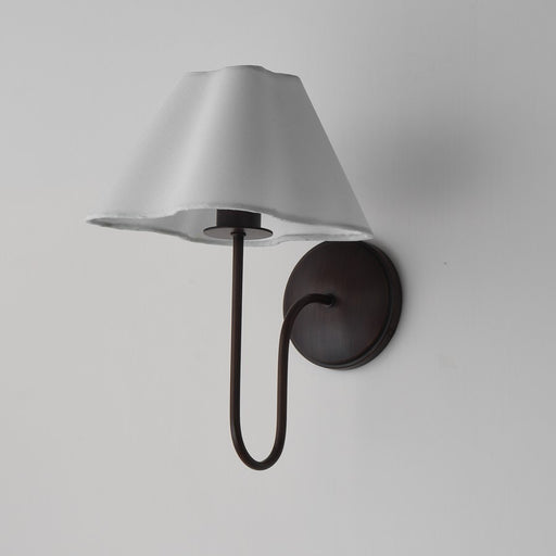 Maxim Lighting Saxon 1 Light 14.5" Wall Sconce, Oil Rubbed Bronze