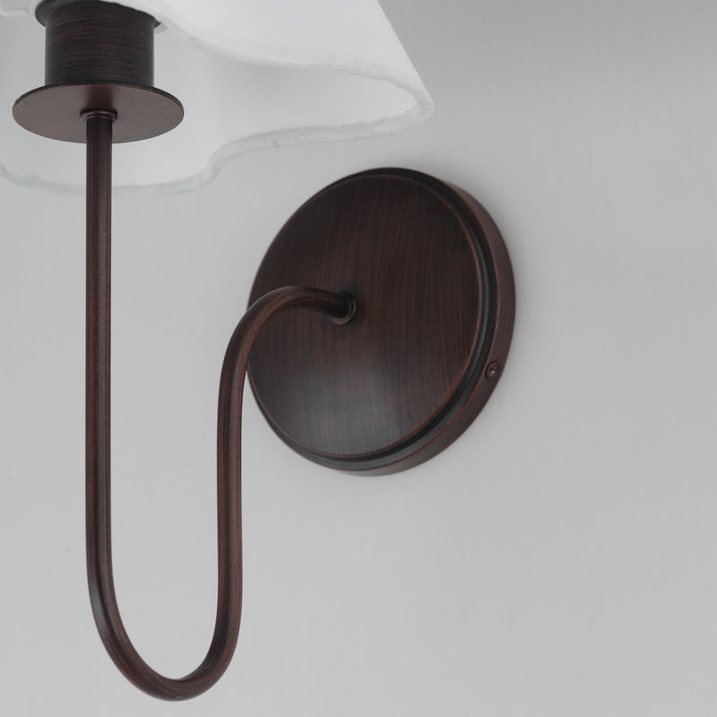 Maxim Lighting Saxon 1 Light 14.5" Wall Sconce, Oil Rubbed Bronze