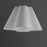 Maxim Lighting Saxon 1Lt 9" Single Pendant, Aged Brass/White