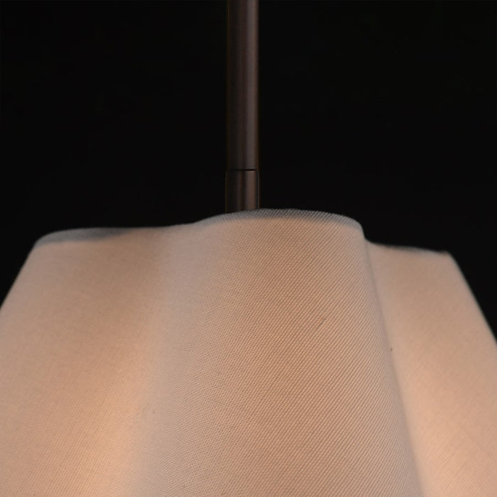 Maxim Lighting Saxon 1Lt 9" Single Pendant, Oil Rubbed Bronze/White