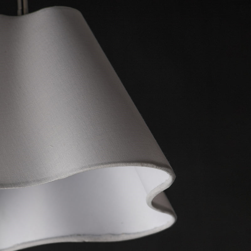 Maxim Lighting Saxon 1Lt 9" Single Pendant, Polished Nickel/White