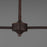 Maxim Lighting Saxon 2Lt 10.25" Linear Pendant, Oil Bronze/Wht