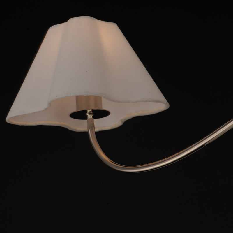 Maxim Lighting Saxon 2Lt 10.25" Linear Pendant, Polished Nk/Wht