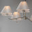 Maxim Lighting Saxon 5 Light 9.25" Chandelier, Polished Nickel/White