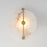 Maxim Lighting Quarry 1Lt LED Sconce/Flush, Brass/Alabaster