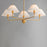 Maxim Lighting Kismet 5 Light Chandelier, Gold Leaf/Satin White