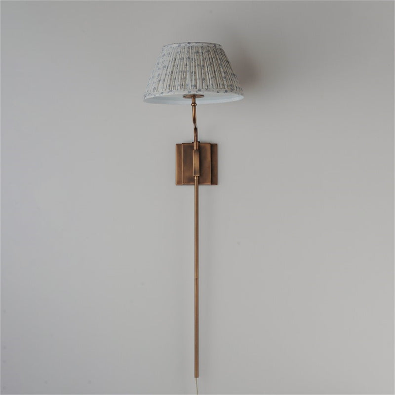 Maxim Lighting Dunbridge 1Lt 39.25" Wall Sconce, Blue Wht/Brs