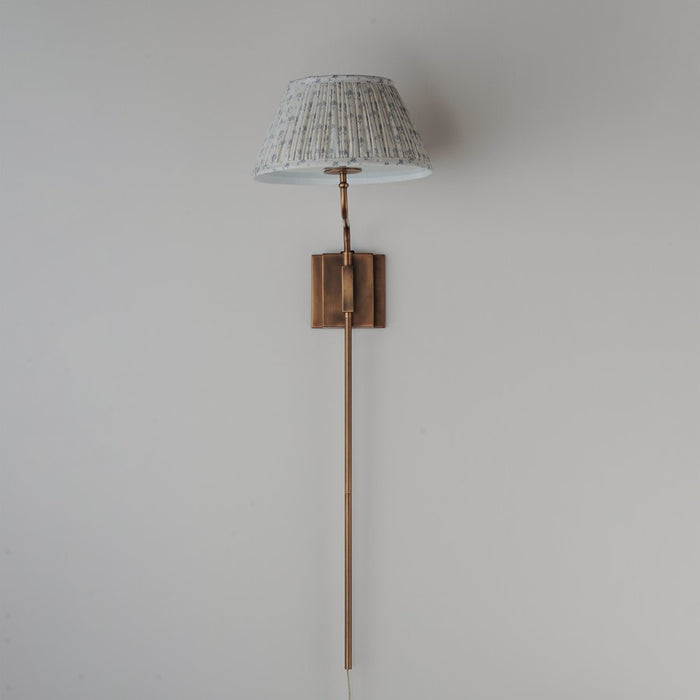 Maxim Lighting Dunbridge 1Lt 39.25" Wall Sconce, Blue Wht/Brs